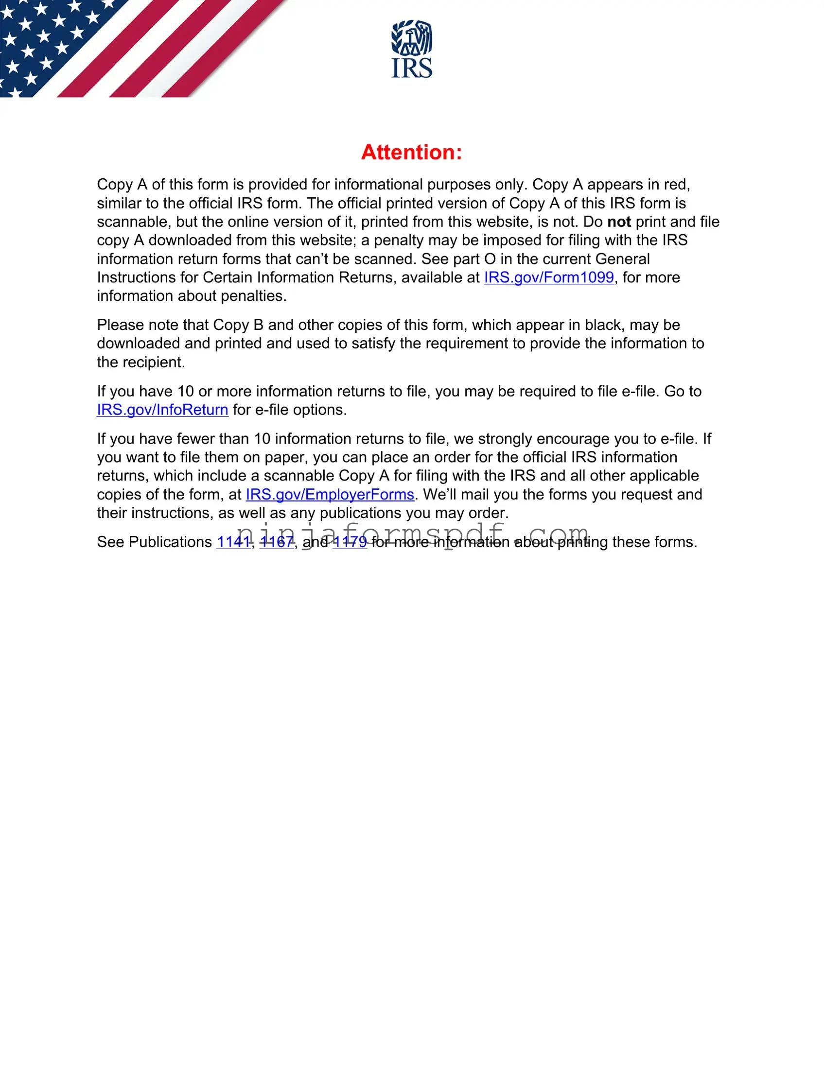 IRS 1099-MISC Form