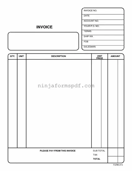 Free And Invoice Pdf Form