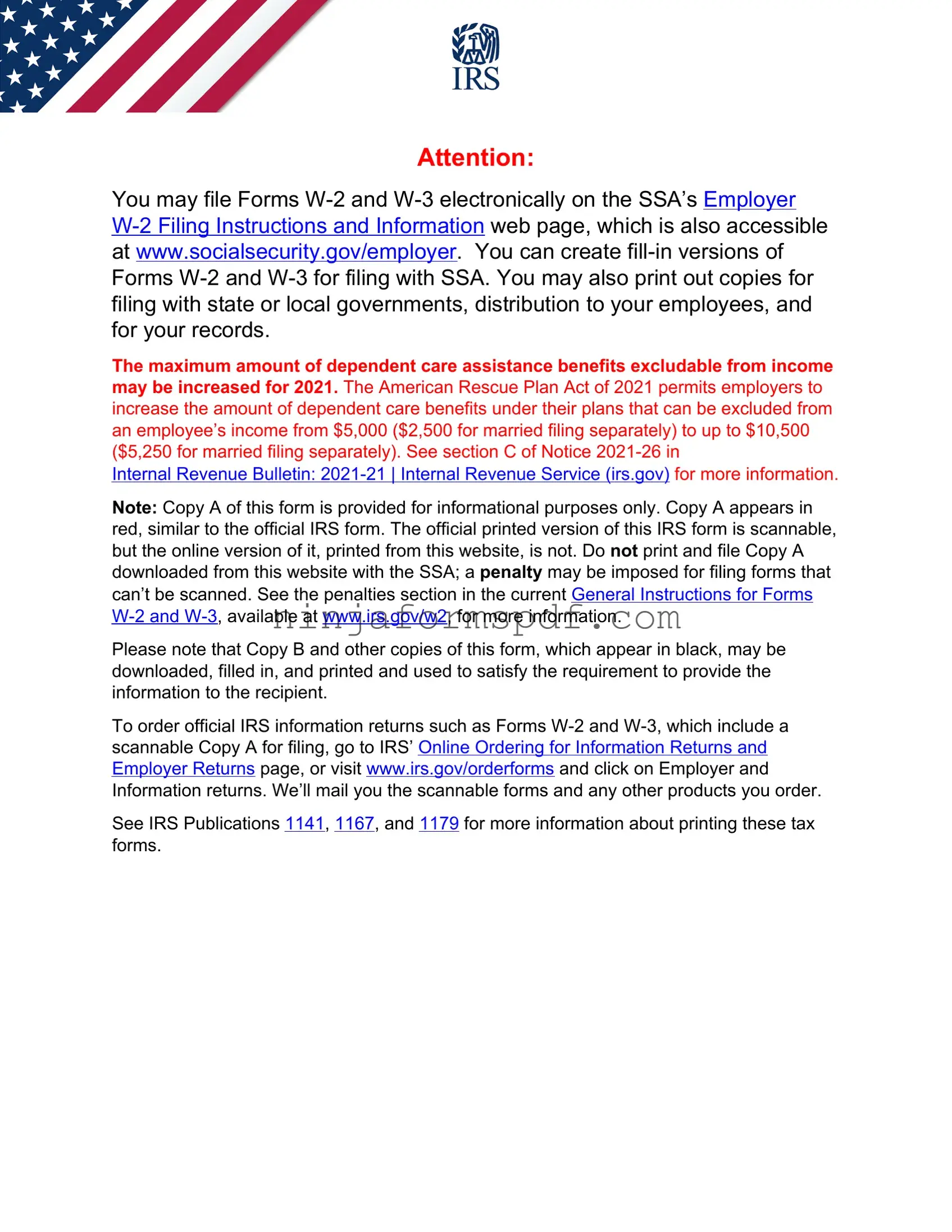 IRS W-2 Form